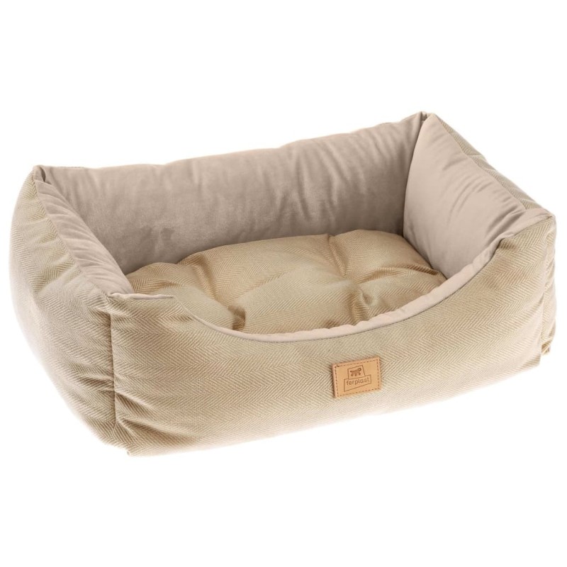 Ferplast Hunde- und Katzenbett Chester 80 Beige Ferplast Hunde- und Katzenbett Chester 80 Beige