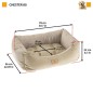 Ferplast Hunde- und Katzenbett Chester 80 Beige Ferplast Hunde- und Katzenbett Chester 80 Beige