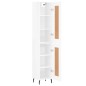 vidaXL Highboard Hochglanz-Weiß 34,5x34x180 cm Holzwerkstoff vidaXL Highboard Hochglanz-Weiß 34,5x34x180 cm Holzwerkstoff