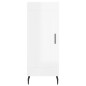 vidaXL Highboard Hochglanz-Weiß 34,5x34x180 cm Holzwerkstoff vidaXL Highboard Hochglanz-Weiß 34,5x34x180 cm Holzwerkstoff