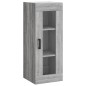 vidaXL Highboard Grau Sonoma 34,5x34x180 cm Holzwerkstoff vidaXL Highboard Grau Sonoma 34,5x34x180 cm Holzwerkstoff