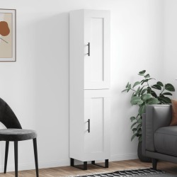 vidaXL Highboard Weiß 34,5x34x180 cm Holzwerkstoff