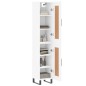vidaXL Highboard Weiß 34,5x34x180 cm Holzwerkstoff vidaXL Highboard Weiß 34,5x34x180 cm Holzwerkstoff