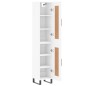 vidaXL Highboard Weiß 34,5x34x180 cm Holzwerkstoff vidaXL Highboard Weiß 34,5x34x180 cm Holzwerkstoff