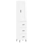 vidaXL Highboard Hochglanz-Weiß 34,5x34x180 cm Holzwerkstoff vidaXL Highboard Hochglanz-Weiß 34,5x34x180 cm Holzwerkstoff