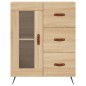 vidaXL Highboard Sonoma-Eiche 69,5x34x180 cm Holzwerkstoff vidaXL Highboard Sonoma-Eiche 69,5x34x180 cm Holzwerkstoff