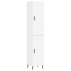 vidaXL Highboard Weiß 34,5x34x180 cm Holzwerkstoff