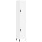 vidaXL Highboard Weiß 34,5x34x180 cm Holzwerkstoff vidaXL Highboard Weiß 34,5x34x180 cm Holzwerkstoff