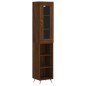 vidaXL Highboard Braun Eichen-Optik 34,5x34x180 cm Holzwerkstoff vidaXL Highboard Braun Eichen-Optik 34,5x34x180 cm Holzwerkstoff