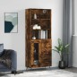 vidaXL Highboard Räuchereiche 69,5x34x180 cm Holzwerkstoff vidaXL Highboard Räuchereiche 69,5x34x180 cm Holzwerkstoff