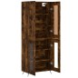 vidaXL Highboard Räuchereiche 69,5x34x180 cm Holzwerkstoff vidaXL Highboard Räuchereiche 69,5x34x180 cm Holzwerkstoff