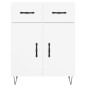 vidaXL Highboard Hochglanz-Weiß 69,5x34x180 cm Holzwerkstoff vidaXL Highboard Hochglanz-Weiß 69,5x34x180 cm Holzwerkstoff