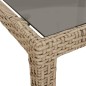 vidaXL 11-tlg. Garten-Essgruppe mit Kissen Beige Poly Rattan vidaXL 11-tlg. Garten-Essgruppe mit Kissen Beige Poly Rattan
