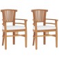 vidaXL 3-tlg. Garten-Essgruppe Massivholz Teak vidaXL 3-tlg. Garten-Essgruppe Massivholz Teak