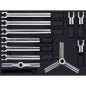 KS Tools 12-tlg. Universal-Abziehersatz 100 - 260 mm 700.1300 KS Tools 12-tlg. Universal-Abziehersatz 100 - 260 mm 700.1300