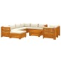 vidaXL 10-tlg. Garten-Lounge-Set mit Kissen Massivholz Akazie vidaXL 10-tlg. Garten-Lounge-Set mit Kissen Massivholz Akazie