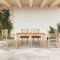 vidaXL 5-tlg. Garten-Essgruppe Massivholz Teak vidaXL 5-tlg. Garten-Essgruppe Massivholz Teak