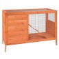vidaXL Kaninchenstall Braun 103x44x69,5 cm Massivholz Kiefer vidaXL Kaninchenstall Braun 103x44x69,5 cm Massivholz Kiefer