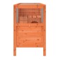 vidaXL Kaninchenstall Braun 103x44x69,5 cm Massivholz Kiefer vidaXL Kaninchenstall Braun 103x44x69,5 cm Massivholz Kiefer