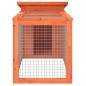 vidaXL Kaninchenstall Braun 100,5x54x55 cm Massivholz Kiefer vidaXL Kaninchenstall Braun 100,5x54x55 cm Massivholz Kiefer