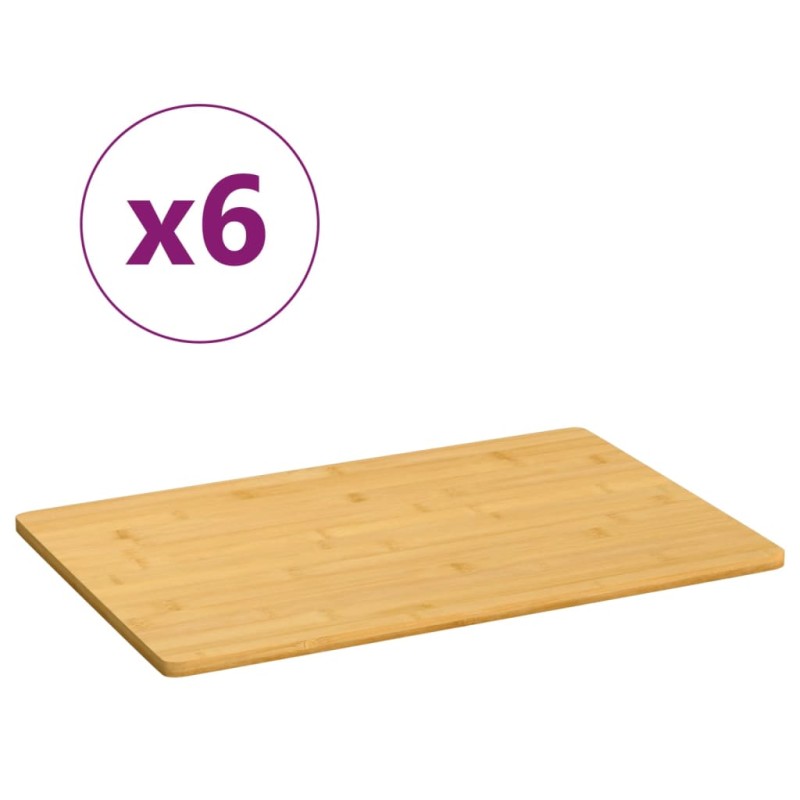 vidaXL Frühstücksbrettchen 6 Stk. 35x23x0,8 cm Bambus vidaXL Frühstücksbrettchen 6 Stk. 35x23x0,8 cm Bambus