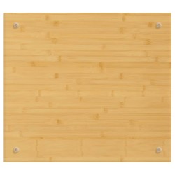 vidaXL Herdabdeckplatte 50x56x1,5 cm Bambus