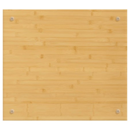 vidaXL Herdabdeckplatte 50x56x1,5 cm Bambus