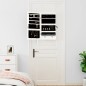 vidaXL Spiegel-Schmuckschrank mit LED-Beleuchtung Wandmontage Weiß vidaXL Spiegel-Schmuckschrank mit LED-Beleuchtung Wandmontage Weiß