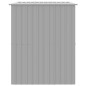 vidaXL Hundehütte mit Dach Hellgrau 214x153x181 cm Verzinkter Stahl vidaXL Hundehütte mit Dach Hellgrau 214x153x181 cm Verzinkter Stahl