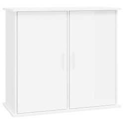 vidaXL Aquariumständer Hochglanz-Weiß 81x36x73 cm Holzwerkstoff