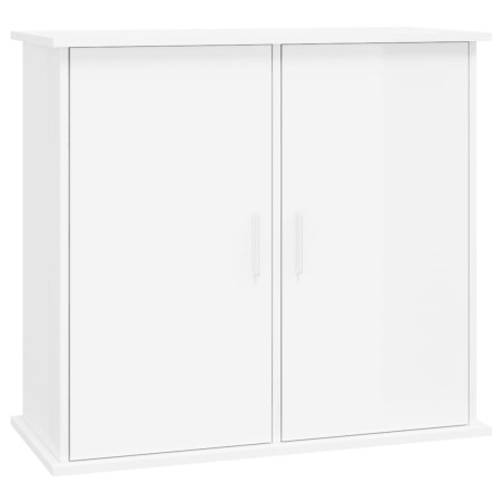vidaXL Aquariumständer Hochglanz-Weiß 81x36x73 cm Holzwerkstoff