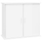 vidaXL Aquariumständer Hochglanz-Weiß 81x36x73 cm Holzwerkstoff vidaXL Aquariumständer Hochglanz-Weiß 81x36x73 cm Holzwerkstoff