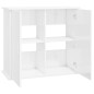 vidaXL Aquariumständer Hochglanz-Weiß 81x36x73 cm Holzwerkstoff vidaXL Aquariumständer Hochglanz-Weiß 81x36x73 cm Holzwerkstoff