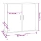 vidaXL Aquariumständer Hochglanz-Weiß 81x36x73 cm Holzwerkstoff vidaXL Aquariumständer Hochglanz-Weiß 81x36x73 cm Holzwerkstoff