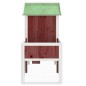 vidaXL Kaninchenstall Mokka 170x63x113 cm Massivholz Kiefer vidaXL Kaninchenstall Mokka 170x63x113 cm Massivholz Kiefer