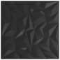 vidaXL Wandpaneele 12 Stk. Schwarz 50x50 cm XPS 3 m² Amethyst vidaXL Wandpaneele 12 Stk. Schwarz 50x50 cm XPS 3 m² Amethyst