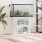 vidaXL Aquariumständer Hochglanz-Weiß 80x35x60 cm Holzwerkstoff vidaXL Aquariumständer Hochglanz-Weiß 80x35x60 cm Holzwerkstoff