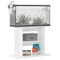 vidaXL Aquariumständer Hochglanz-Weiß 80x35x60 cm Holzwerkstoff vidaXL Aquariumständer Hochglanz-Weiß 80x35x60 cm Holzwerkstoff