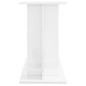vidaXL Aquariumständer Hochglanz-Weiß 80x35x60 cm Holzwerkstoff vidaXL Aquariumständer Hochglanz-Weiß 80x35x60 cm Holzwerkstoff