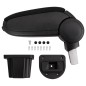 vidaXL Auto-Armlehne Schwarz 12x31x(29,5-47) cm ABS vidaXL Auto-Armlehne Schwarz 12x31x(29,5-47) cm ABS