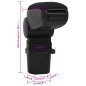 vidaXL Auto-Armlehne Schwarz 12x31x(29,5-47) cm ABS vidaXL Auto-Armlehne Schwarz 12x31x(29,5-47) cm ABS
