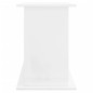 vidaXL Aquariumständer Hochglanz-Weiß 101x41x58 cm Holzwerkstoff