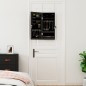 vidaXL Spiegel-Schmuckschrank mit LED-Beleuchtung Wandmontage Schwarz vidaXL Spiegel-Schmuckschrank mit LED-Beleuchtung Wandmontage Schwarz