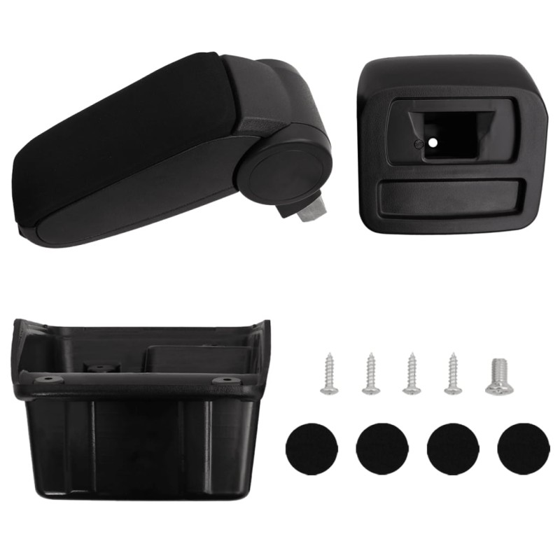vidaXL Auto-Armlehne Schwarz 15x31x(28-44) cm ABS vidaXL Auto-Armlehne Schwarz 15x31x(28-44) cm ABS