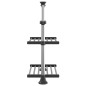 vidaXL Küchenregal 50x25x(50-70) cm Aluminium vidaXL Küchenregal 50x25x(50-70) cm Aluminium