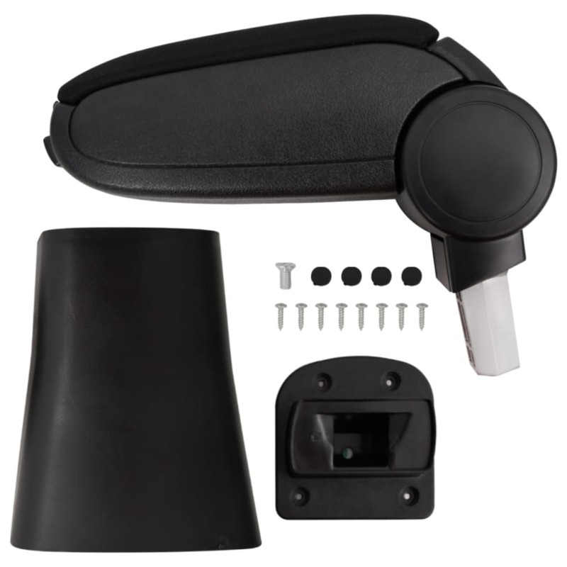 vidaXL Auto-Armlehne Schwarz 16x36x(41-57) cm ABS vidaXL Auto-Armlehne Schwarz 16x36x(41-57) cm ABS
