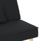 vidaXL Schlafsofa Schwarz Stoff vidaXL Schlafsofa Schwarz Stoff