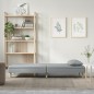 vidaXL Schlafsofa Hellgrau Stoff vidaXL Schlafsofa Hellgrau Stoff