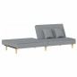 vidaXL Schlafsofa Hellgrau Stoff vidaXL Schlafsofa Hellgrau Stoff