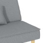 vidaXL Schlafsofa Hellgrau Stoff vidaXL Schlafsofa Hellgrau Stoff